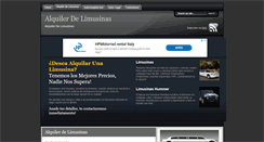 Desktop Screenshot of alquilerlimusina.net