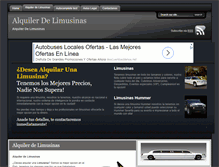 Tablet Screenshot of alquilerlimusina.net